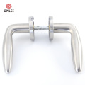 Stainless Steel Door Handle Lock Set